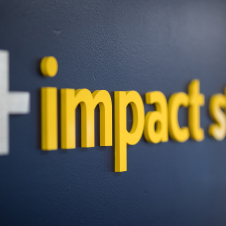 +impact studio sign