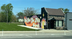 Mural in the Marina District.