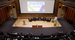 Shared Prosperity Conference panel at Robertson Auditorium