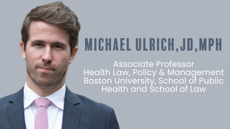 Photo and description of Michael Ulrich, JD, MPH