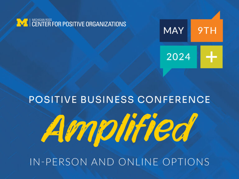 Positive Business Conference Amplified Event Flyer 