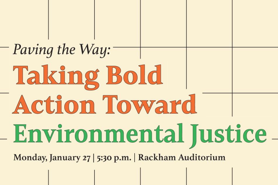 Paving the Way: Taking Bold Action Toward Environmental Justice event flyer