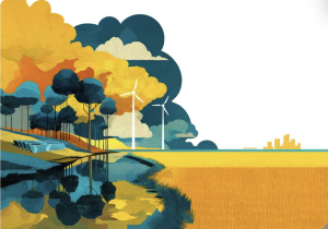 Illustration of a landscape