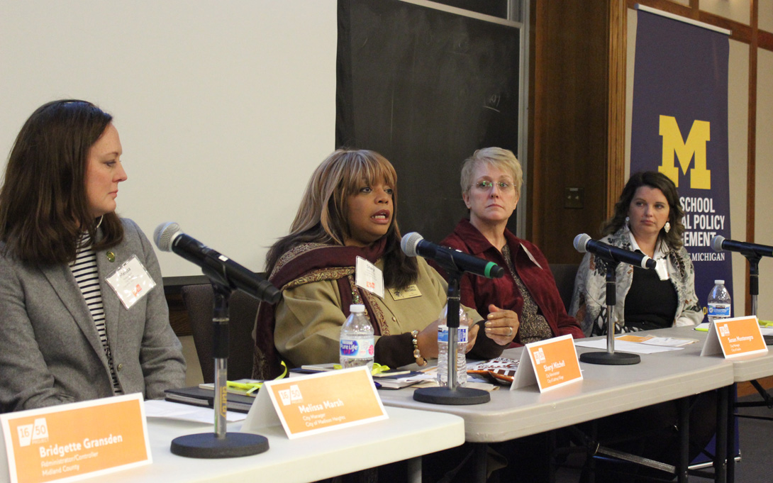 Panel of woman local chief administrative officers