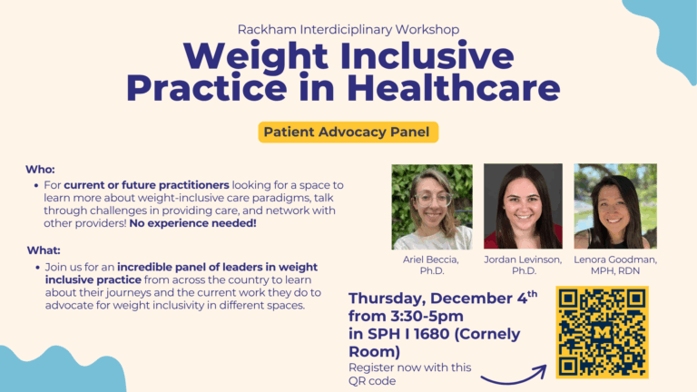 Weight Inclusive Practice in Healthcare: Patient Advocacy Panel ...