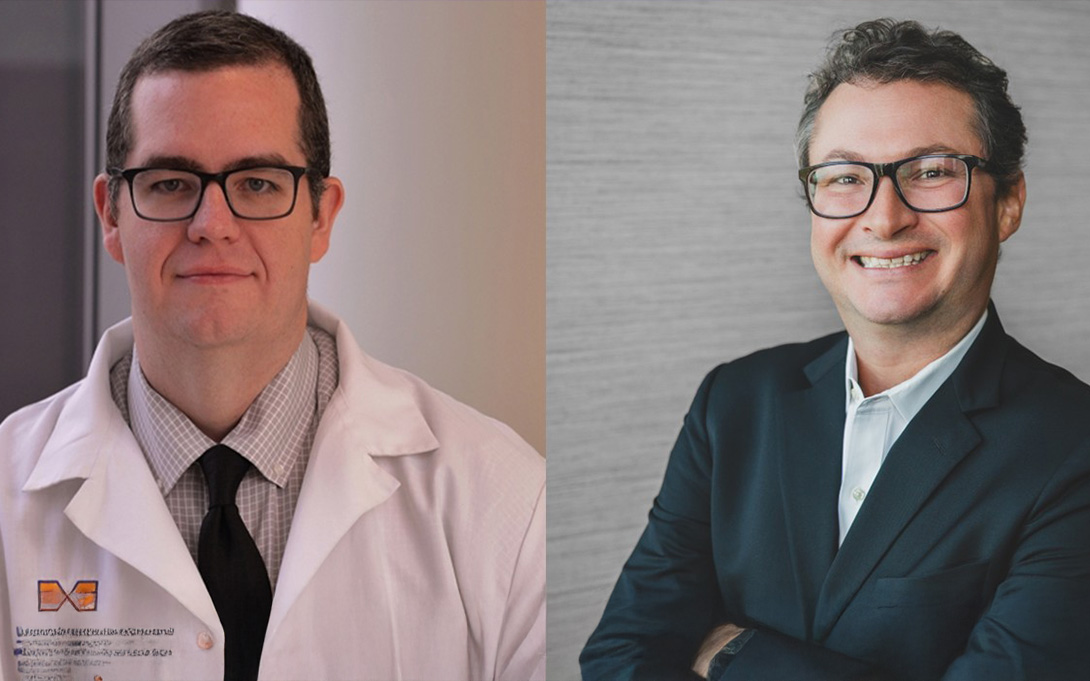 Headshots of speakers Rob Wilcox and Dr. Patrick Carter