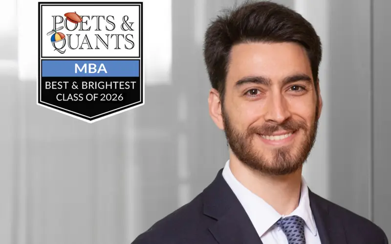 Felipe Sahb Furtado (MBA ’26) Selected As Poets & Quants’ Best and Brightest for 2026